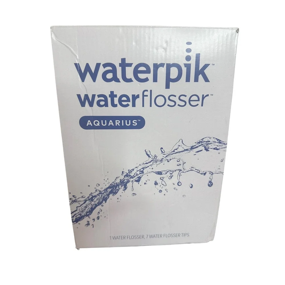 NEW Waterpik Aquarius Water Flosser Professional Countertop Oral Irrigator White